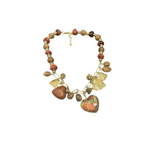 Colier Mare Prezioso Brown