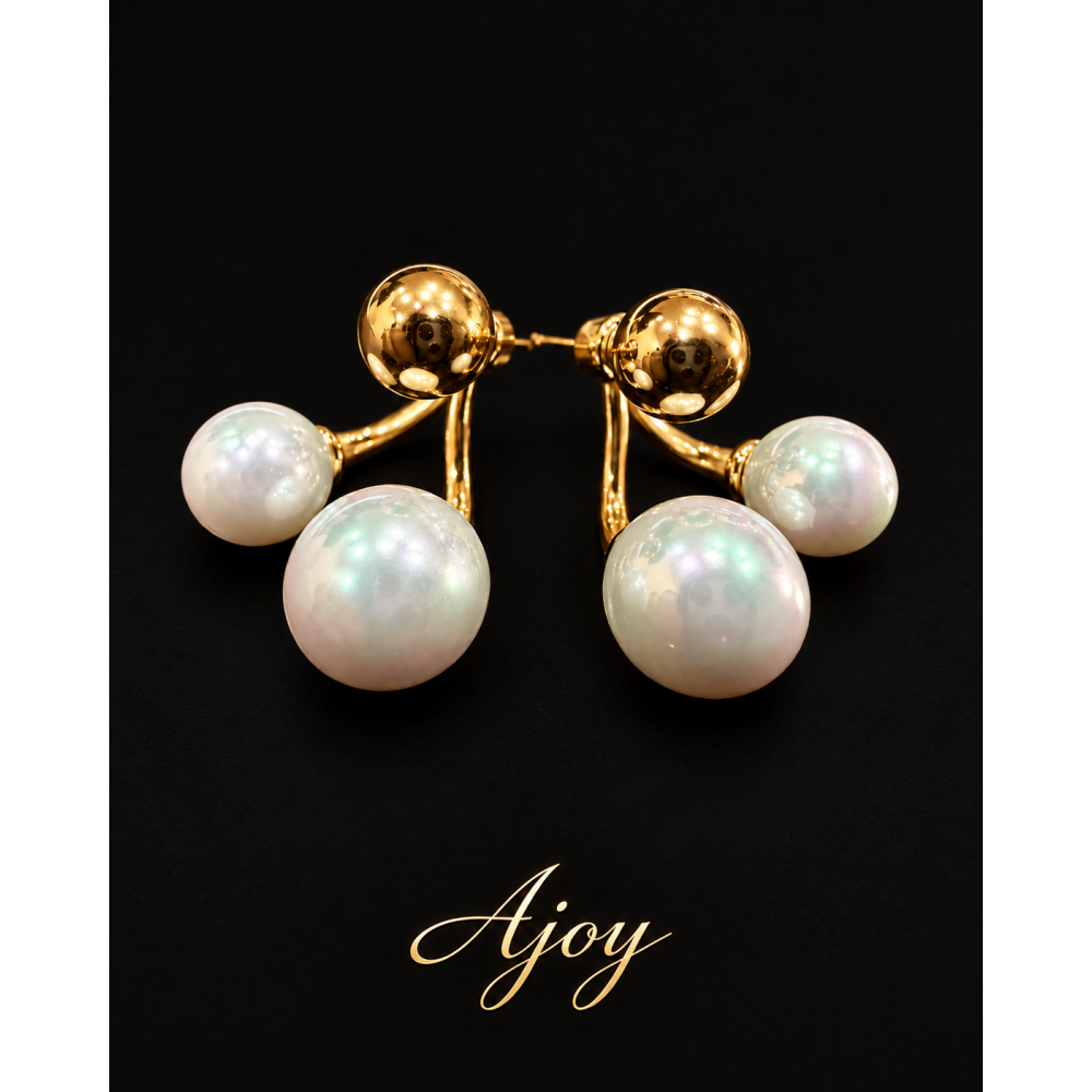 Cercei Pearl Avenue Gold Cercei Pearl Avenue Gold