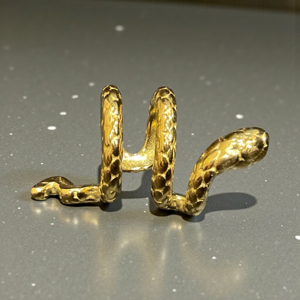 Ear Cuff Serpente Gold