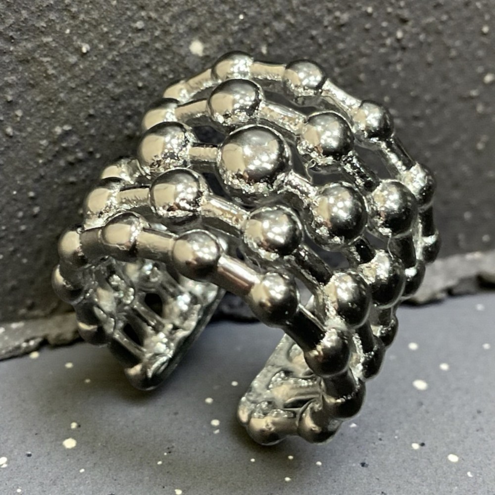 Ear Cuff Mini Dots Silver