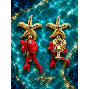 Cercei Coral Muse Red