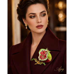 Broșă Pomegranate Couture