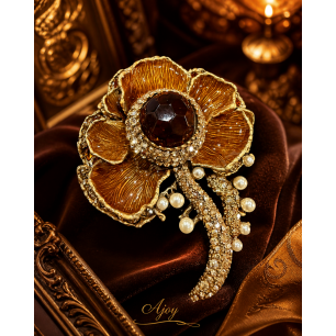 Broșă Antique Bloom