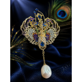 Broșă Majestic Peacock