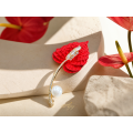 Broșă Scarlet Anthurium