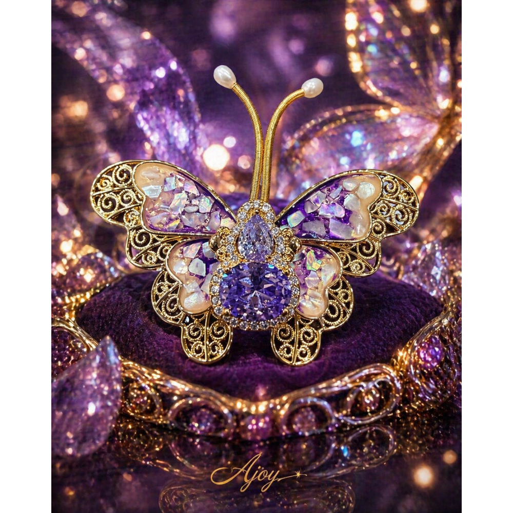 Broșă Ali d’Ametista