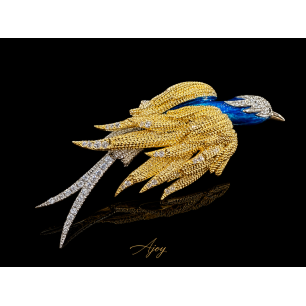 Broșă Lucky Swallow