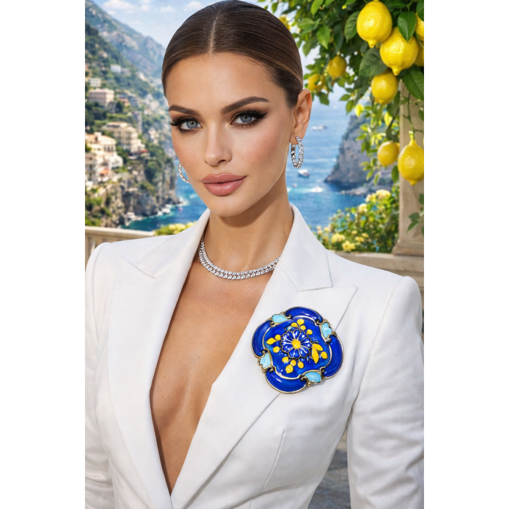 Broșă Amalfi Lemon Breeze