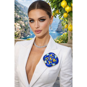 Broșă Amalfi Lemon Breeze