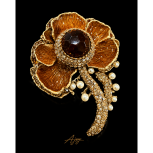 Broșă Antique Bloom
