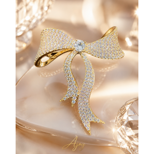 Broșă Luxe Ribbon