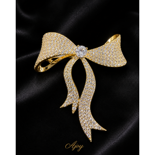 Broșă Luxe Ribbon