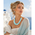 Colier Candy Orbit Bleu