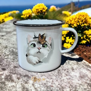 Cana Metal Model Pisica