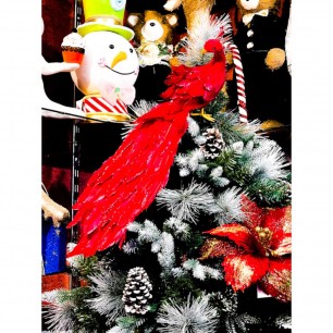 Decoratiune Pentru Brad Paun Rosu