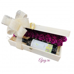 Flowers and Wine Burgundy